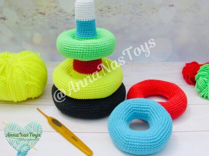 Colored stacking rings