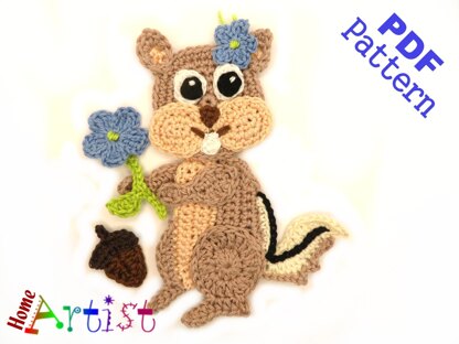 Chipmunk Applique