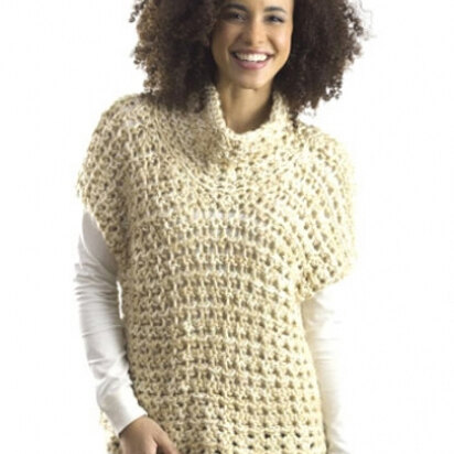 Cowl Vest in Caron Simply Soft - Downloadable PDF