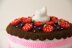 Strawberry Chocolate Cake Crochet Pattern, Cake Amigurumi, Food Crochet Pattern
