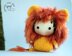 Shaggy Lion Doll. Toy from the Tanoshi series.