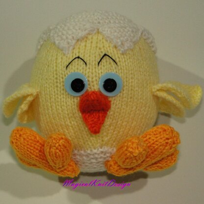 Billy the chick - Magicalknit knitting pattern