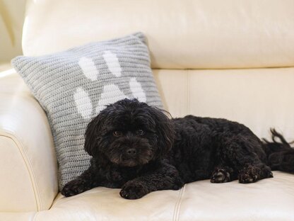 Woodgreen - Large Paw Print Cushion