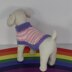 Dog Chunky Stripe Side Button Coat