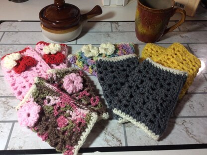 Lacy Crocheted Set