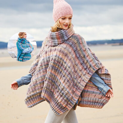 Ponchos & Snoods in Rico Creative Melange Chunky - 780 - Downloadable PDF