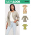 New Look N6607 Misses' Mini Dress , Tunic and Top 6607 - Paper Pattern, Size 10-12-14-16-18-20-22