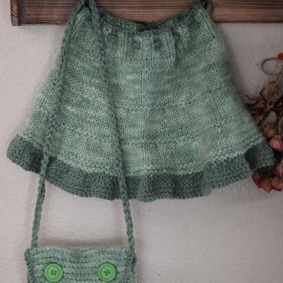 Angela Skirt and Purse - knitting pattern