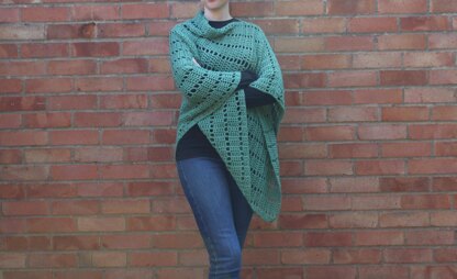 Darla Asymmetrical Poncho