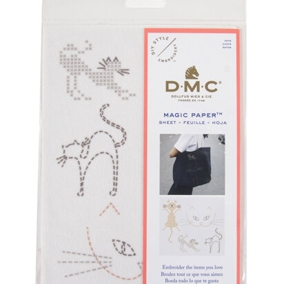 DMC Magic Paper Cats Cross Stitch Sheet