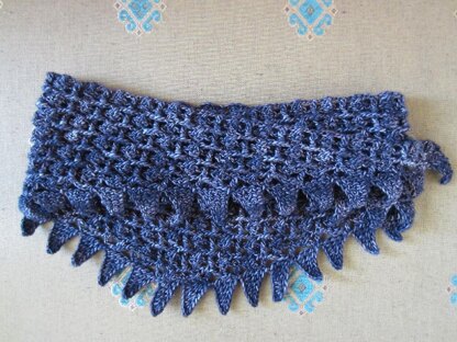 Textured Triangle Scarf