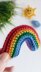 Rainbow crochet pattern, easy crochet rainbow