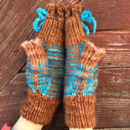 Drawn Convertible Mitts