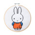 Cotton Clara Miffy Dungaree Cross-Stitch Kits - Orange + Blue Cross Stitch Kit - 15cm