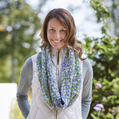 820 Camassia Cowl - Knitting Pattern for Women in Valley Yarns Northfield Hand Dyed