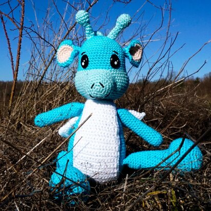 PDF Häkelanleitung Amigurumi Drache Drachi