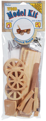Darice Wood Model Kit - Covered Wagon 8.5"X4.5" | LoveCrafts