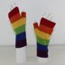 Rainbow Fingerless Gloves