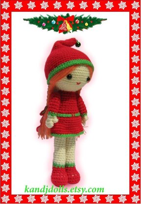 Christmas Girl - Amigurumi Crochet Pattern