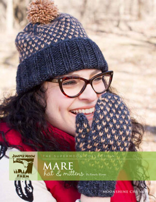 Mare Hat Mittens in Juniper Moon Farm Moonshine Chunky - J22 - 01 - Downloadable PDF