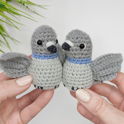 Crochet Pigeon Amigurumi Pattern, Crochet Bird Pattern