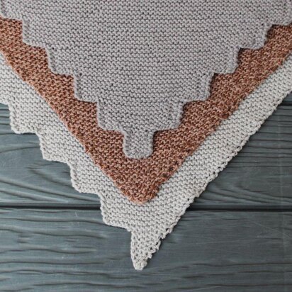 Three Simple Triangular Shawls