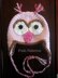 Elegant Owl Earflap Hat Crochet Pattern 257