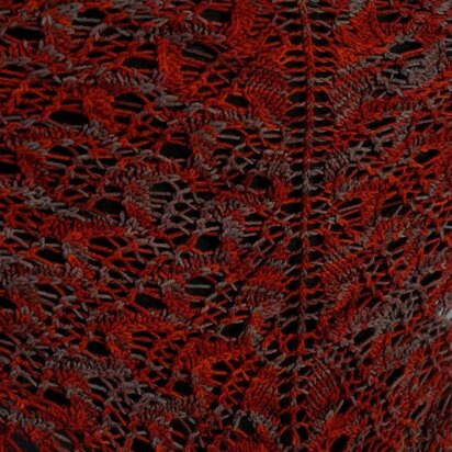 River of Blood Shawl - knitting pattern