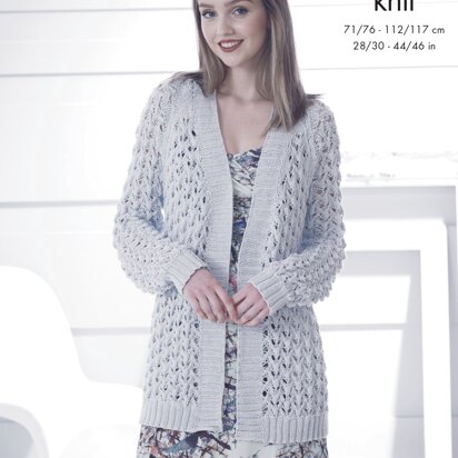 Cardigans in King Cole Cottonsoft DK - 4837 - Downloadable PDF