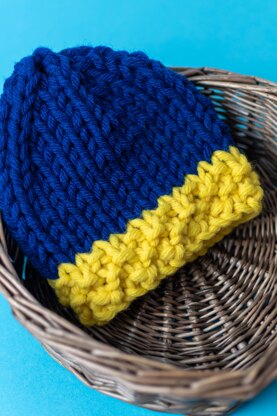 Quick Knit Newborn Beanie Hat