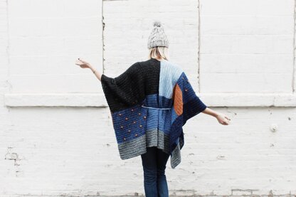 Shades of Indigo Poncho