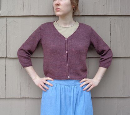 Fig Cardigan