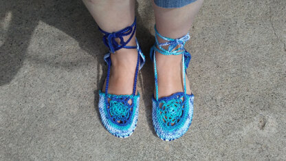 Dream Catcher Sandals with Flip Flop Soles