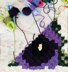 Purple Pansy Flower C2C Graphgan Square