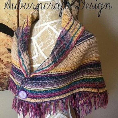 Just a Little Bit Batik Shawl