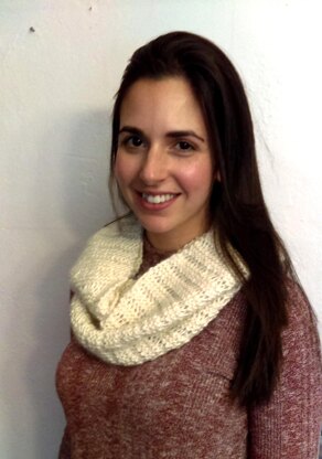 Marshmallow Infinity Scarf