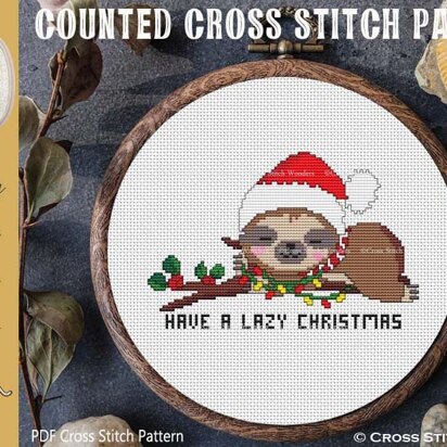 Christmas Sloth - Have a Lazy Christmas