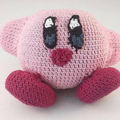 Kirby Crochet pattern by Crispy Crochettes | LoveCrafts