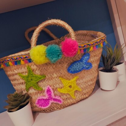 Crochet Applications for Boho Beach Bag