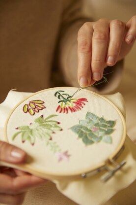 DMC Mindful Making: The Serene Succulents Embroidery Duo Kit 