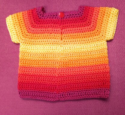 Sunset Cotton Baby Top