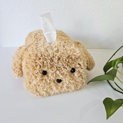 Shaggy Dog Tissue Box Cover