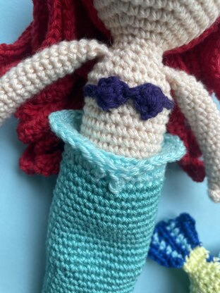 Mermaid amigurumi doll