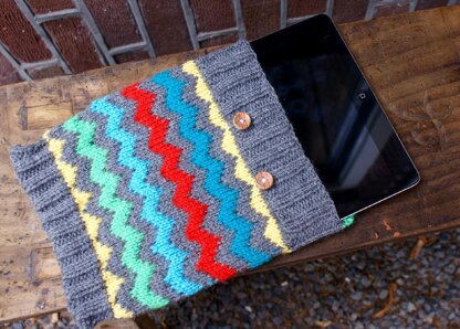 Chevron Madness iPad sleeve