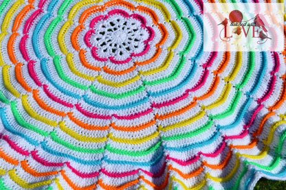 A Round the Rainbow Throw