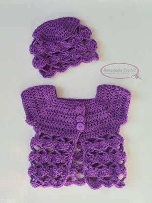 Tea Time Baby Sweater Set