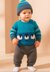 Baby Blue Sheep Sweater and Hat