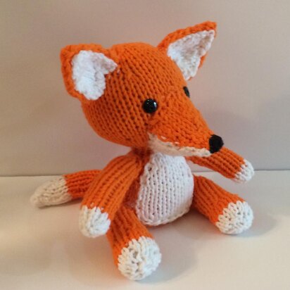 Knitkinz Fox - for Your Office - knitting pattern