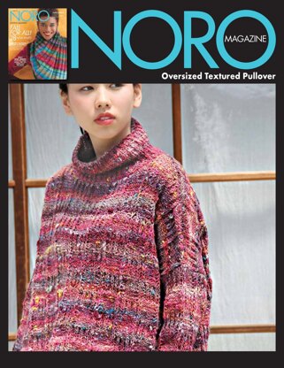 Oversized Textured Pullover in Noro Kotori - 15493 - Downloadable PDF