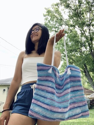 How to crochet a tote bag - KnitcroAddict